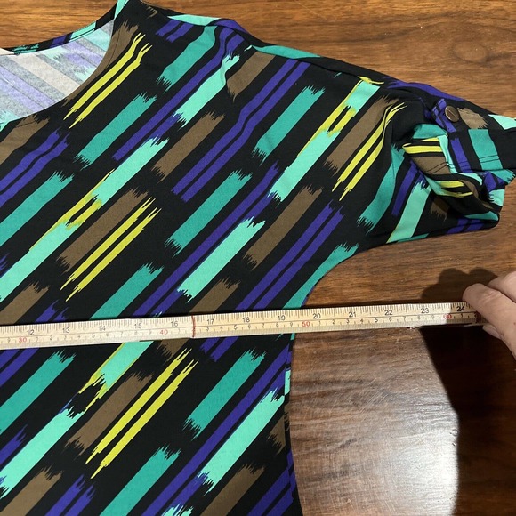 Banana Republic Dress Women Small Blue Green 3/4 Sleeve Work Career‎ - Picture 13 of 16